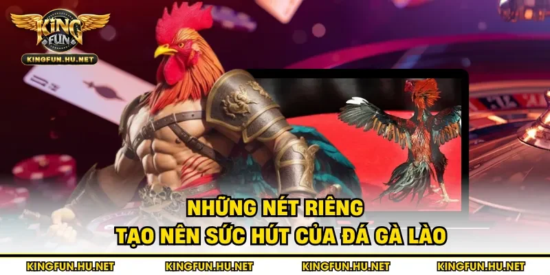 Những nét riêng tạo nên sức hút của đá gà Lào